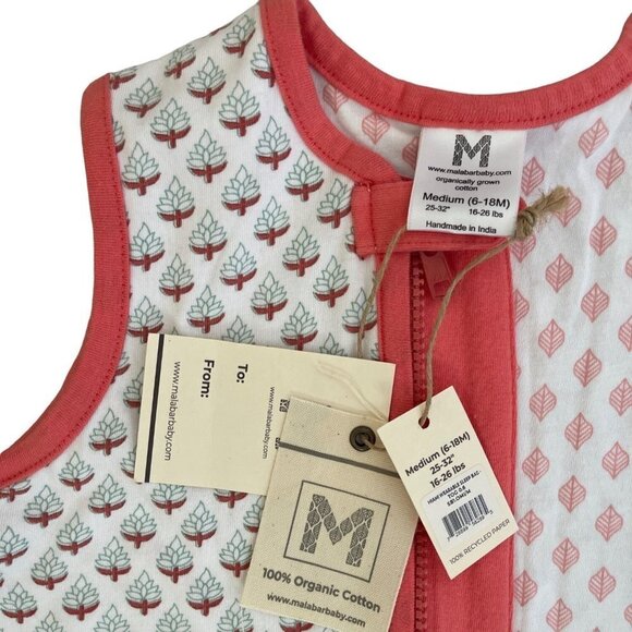 Malabar Baby Wearable Blanket Miami Sleeping Bag Lightweight 6-18 M Organic NEW - Picture 10 of 16
